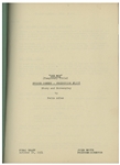 Moe Howard's 21pp. Script Dated October 1951 for The Three Stooges Film ''Corny Casanovas'', Working Title ''One Won'' -- With Annotations in Moe's Hand -- Very Good Condition